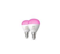 Philips Ampoule LED connectée Hue White&Color E14 Bluetooth compatible Alexa Google Homekit lot de 2