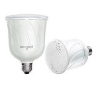 Pack de 2 Ampoules connectées Pulse Master + Satellite Blanc avec enceintes JBL 13 W