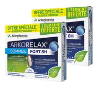 Pack de 2 Arkopharma Arkorelax Sommeil Fort 8H XL 30 Comprimés