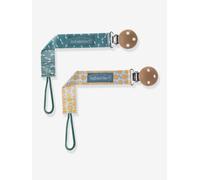 Pack de 2 attache-sucettes jaune TU