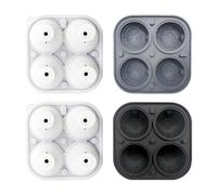Pack De 2 Bacs À Glaçons Ronds, Moules À Boules De Glace En Silicone, Bacs À Glaçons Réutilisables, Ustensiles De Cuisine