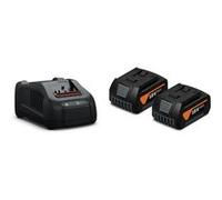 Pack de 2 batteries 18V GBA 5Ah AS AMPShare avec chargeur - FEIN - 92604246010 Noir G