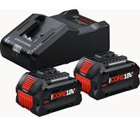 Pack de 2 batteries ProCORE18V 8.0 Ah + chargeur GAL 18V 160 BOSCH 1600A02X03
