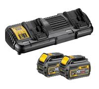DEWALT Kit de démarrage batterie XR FLEXVOLT DCB132T2, incl. 2x batterie 54 volts 2Ah, Bundle