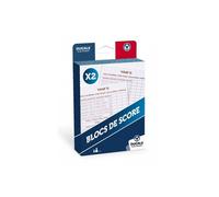 Pack de 2 blocs de score Yam's (80 feuilles de marque) - Carnet 10x14cm - Accessoire - Jeu de societe Des