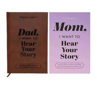 Pack De 2 Blocs-Notes, "Je Veux Entendre Ton Histoire", Bloc-Notes Pour Maman Et Papa, Bloc-Notes Pratique, Carnet De Notes "Journal D'Histoire D'Orientation De Papa".