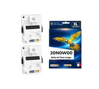 Pack de 2 Boites pour Toner usagé compatible pour Lexmark 20N0W00 Bac récupérateur 15 000 Pages