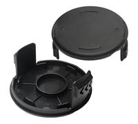 Pack de 2 bouchons de bobine de tondeuse, compatibles avec pour Bosch Art 23 SL Art 26 SL, couvercles de bouchon de bobine de remplacement, couvercle de bobine de tondeuse d'herbe (noir)