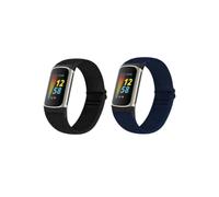 Pack de 2 bracelets de montre Sport tissés pour Fitbit Charge5/6
