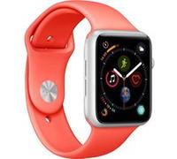 Pack de 2 Bracelets Silicone Icon pour Apple Watch 38-40-41mm S/M +M/L Corail Puro