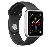 Pack de 2 Bracelets Silicone Icon pour Watch 42-44-45 mm S/M +M/L Noir Puro