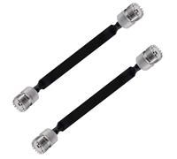 Pack de 2 câbles coaxiaux plats de 40 cm pour passage à travers fenêtre et porte