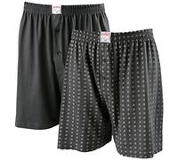 Pack de 2 caleçons ADAMO gris anthracite - Bas XL - 2XL