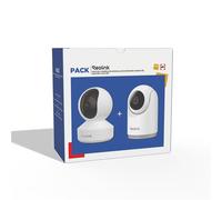 Pack de 2 caméras de surveillance connectée Reolink E330 5MP intérieure Blanc + E321 3MP Blanc