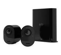 Pack de 2 caméras de surveillances connectées Arlo Ultra 2 intérieure-extérieure Noir Noir H