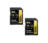 pack de 2 cartes sd pro gold series uhs-II 1800x 64gb v60