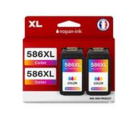 Pack de 2 Cartouches compatible pour Canon CL586XL 3 X PLUS D'ENCRE Couleur