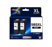 Pack de 2 Cartouches compatible pour Canon PG585XL Noir 3X plus d'encre