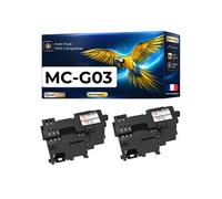 Pack de 2 cartouches de maintenance génériques compatibles pour Canon MC-G03