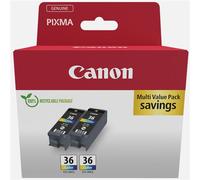 Pack de 2 cartouches d'encre Canon Twin Pack CLI-36CL