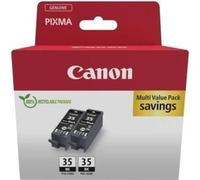 Pack de 2 cartouches d'encre noir - CANON - PGI-35 - Pour PIXMA iP100/iP110/TR150