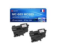 Pack de 2 Cartouches d'entretien compatible pour Canon MC-G03 5794C001 Noir
