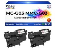 Pack de 2 Cartouches d'entretien compatible pour Canon MC-G03 5794C001 Noir