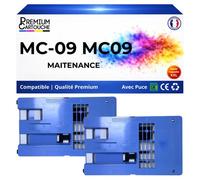 Pack de 2 Cartouches maintenance compatible pour Canon MC 09 MC-09 1320B012 Kit Maintenance
