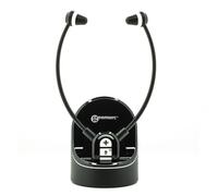 Pack de 2 Casques TV Stéthoscopiques sans Fil Amplifiés 125dB Geemarc Noir