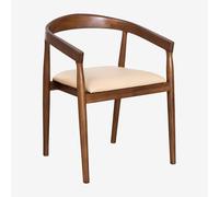 Pack De 2 Chaises De Salle À Manger En Cuir Visby Beige Vintage Beige