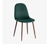 Pack de 2 chaises de salle à manger Glamm Bois foncé Multicolore