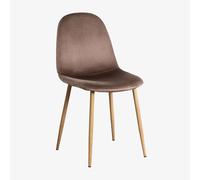 Pack de 2 chaises de salle à manger Glamm Bois naturel