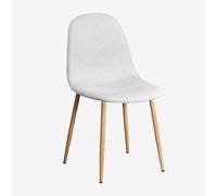 Pack de 2 chaises de salle à manger Glamm Bois naturel