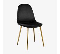 Pack de 2 chaises de salle à manger Glamm Doré