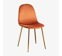 Pack de 2 chaises de salle à manger Glamm Doré