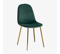 Pack de 2 chaises de salle à manger Glamm Doré