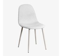Pack de 2 chaises de salle à manger Glamm Gris Taupe Clair