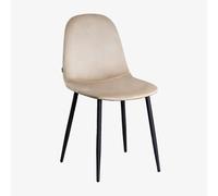 Pack de 2 chaises de salle à manger Glamm Noir