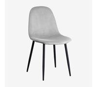 Pack de 2 chaises de salle à manger Glamm Noir