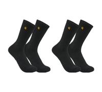 Pack de 2 chaussettes Carhartt Force Midweight Crew Neri