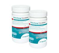 Pack de 2 Chlorilong Classic 1,25 kg - Galets de chlore Bayrol