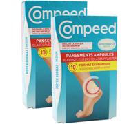 Pack De 2 Compeed Pansements Ampoules Médium Format Économique 10 Pièces Promo