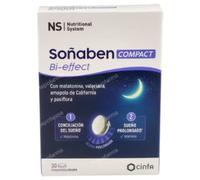 Pack de 2 Comprimés Bicouche 1.85mg pour Concilier le Sommeil et Maintenir le Repos (30 Comprimés) - Action Prolongée - Lot de 60