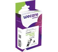 Pack de 2 consommable étiqueteuse WECARE - standard - Noir/Blanc - pour DYMO 18769