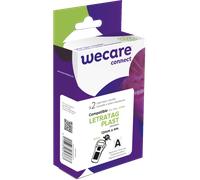 Pack de 2 consommable étiqueteuse WECARE - standard - Noir/Transp. - pour DYMO 12267