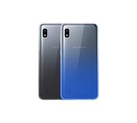 Colorblock Coque de téléphone Samsung Galaxy A10 TPU semi-rigide Pack de 2 Gradient Bleu