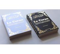 Pack de 2 Corans Noir et Blanc doré - Le Coran : Traduction du sens de ses versets d’après les exégèses de référence