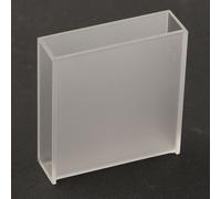 Pack de 2 cuvettes quartz pour 751722 spectrophotomètre 40 mm transmission UV à trajet lumineux supérieur à 80 % et résistante à la chaleur