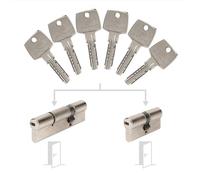 Pack de 2 cylindres Bricard Astral s'entrouvrant: 30+30 & 30+60 avec 6 clés.
