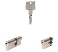 Pack de 2 cylindres Bricard Astral s'entrouvrant: 30+45 & 30+10 avec 6 clés.